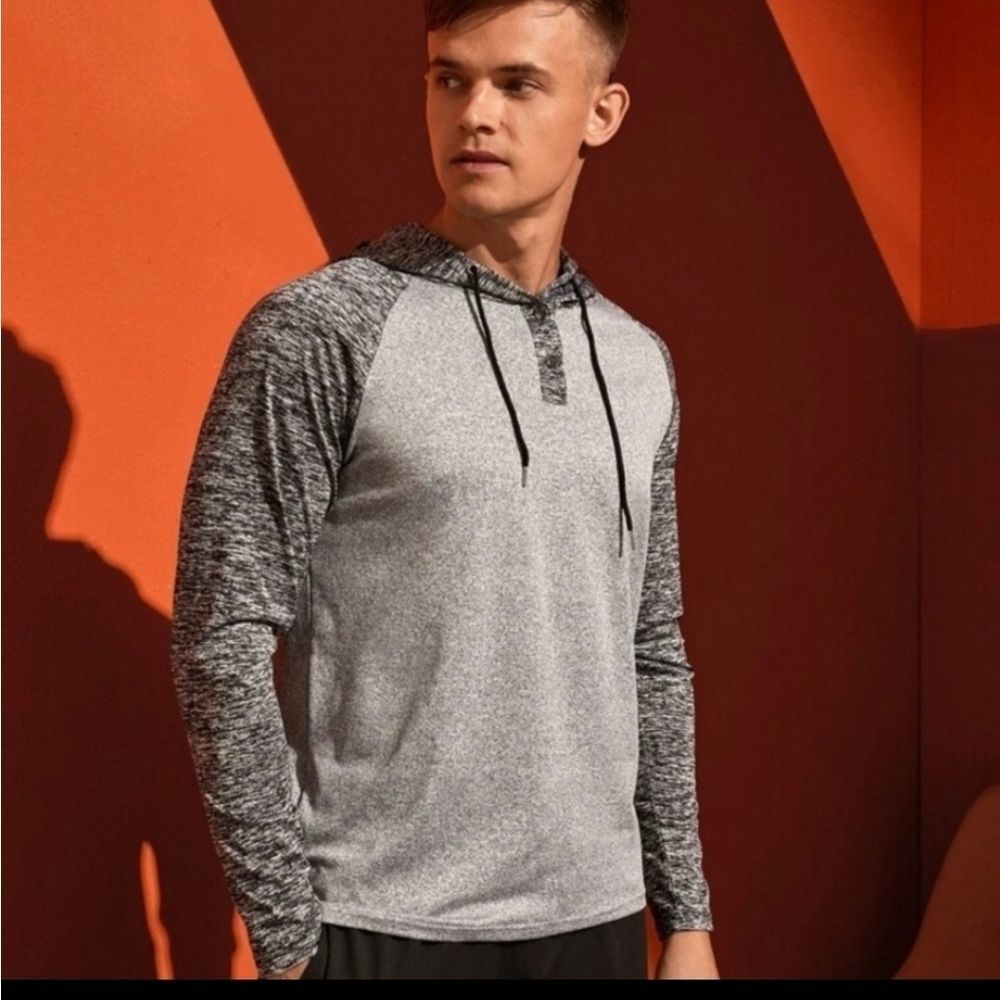 New Hooded Grey Long Sleeve